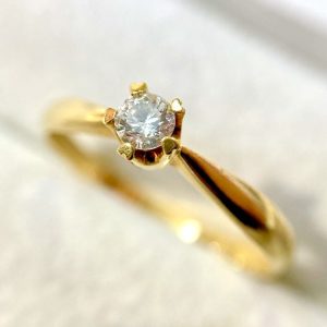 K18(18金) メレダイヤ リング