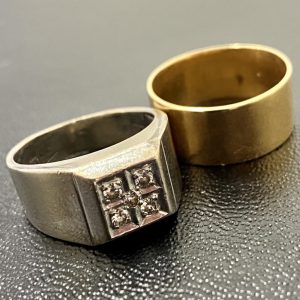 K18リング / 14KWGリング