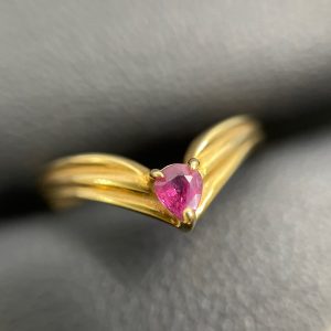 K18 ルビーリング