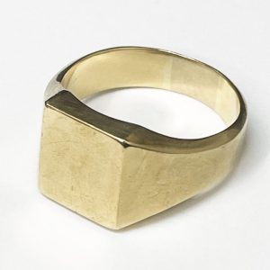 K18 印台リング ヴィンテージ