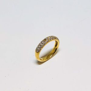 K18メレダイヤ0.50ct付リング