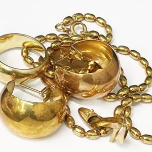 【K18おまとめ】 18金 750 リング ネックレス 石なし