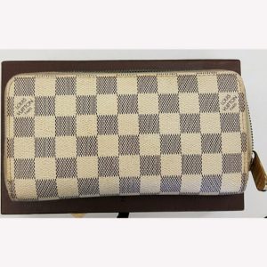 LOUIS VUITTONルイヴィトン　ダミエ　アズール　ジッピー　ウォレット