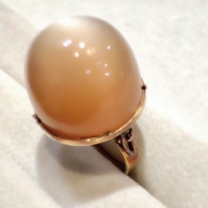 K18 ムーンストーン リング