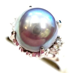 Pt850 パールリング