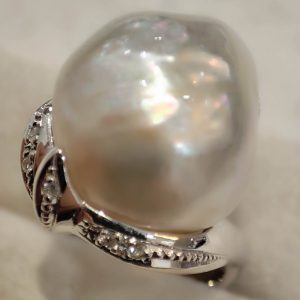 Pt900 パール リング