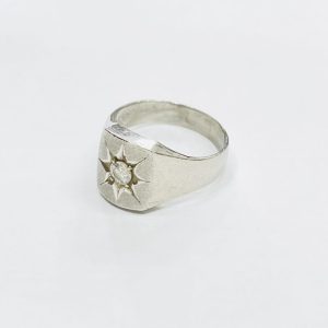 Pt850(プラチナ850) ダイヤモンド 0.33ct リング アクセサリー