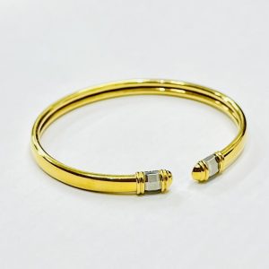 K18/Pt900(18金/プラチナ900) バングル ブレスレット アクセサリー