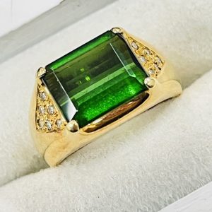 K18/18金 貴金属 ジュエリー トルマリン4.50ct リング アクセサリー　