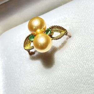 K18/18金 リング パール ジュエリー