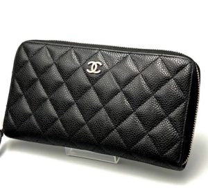 CHANEL シャネル キャビアスキン 長財布