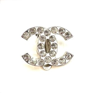 CHANEL イヤリング ココマーク シルバーカラー 05 V刻印