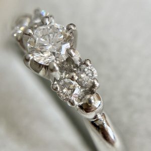 Pt950 ダイヤモンド0.203ct付プラチナリング