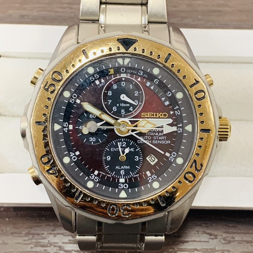 SEIKO セイコー スキューバマスター 7K52-6A00 不動 ジャンク品 腕時計