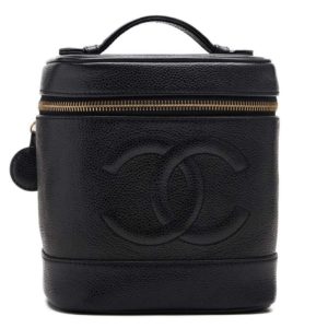 CHANEL シャネル キャビアスキン バニティポーチ