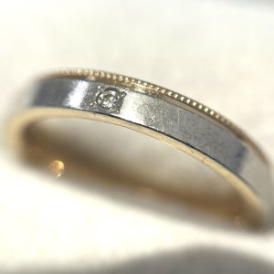 K18 Pt950 コンビリング