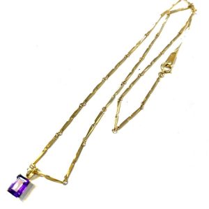 K18 ネックレス アメジスト 9.6ct