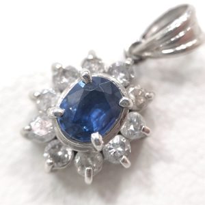 Pt900 サファイア MDトップ