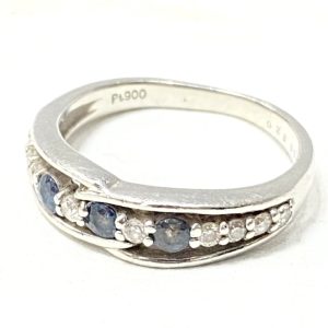 Pt900 0.23ct アレキサンドライト リング