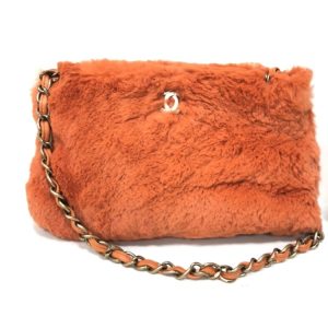 シャネル CHANEL ファー チェーンショルダーバッグ