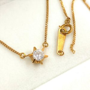 18金 K18 ネックレス ダイヤモンド