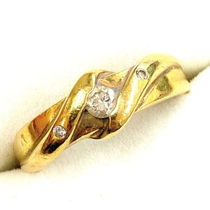 K18 18金 ダイヤ リング