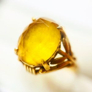 K1８シトリンリング