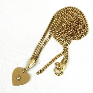 K18 18金 ネックレス メレダイヤ