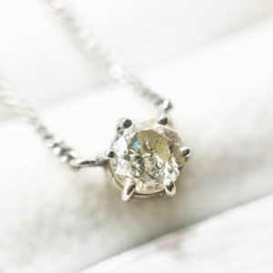 Pt850 ダイヤモンドネックレス