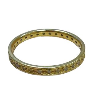 K18(18金) リング メレダイヤ 0.2ct　