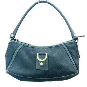 GUCCI (グッチ) 130939 2123 GGキャンバス アビーライン ワンショルダー 黒