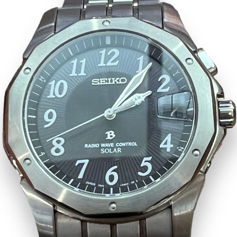 SEIKO　ブライツ　7B22-0AC0　電波ソーラー式腕時計　