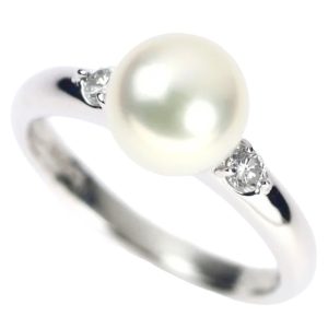 Pt900 パール リング
