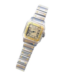 CARTIER カルティエ サントスガルベSM W20012C4 SS×YG QZ