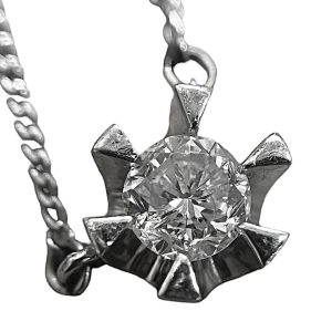 Pt850 ダイヤモンドネックレス アクセサリー