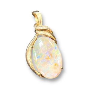 K18 18金 オパール トップ