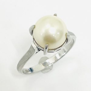 Pt850 パール5ctリング