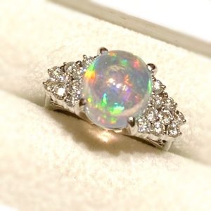 Pt900 オパール リング