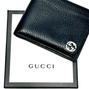GUCCI グッチ インターロッキング 二つ折り財布