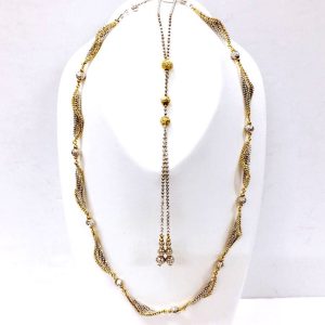 K18/Pt800 コンビ ネックレス