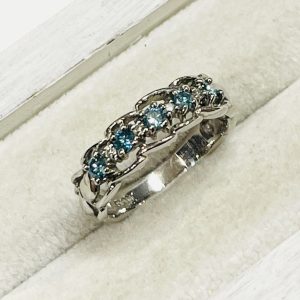 Pt900 ダイヤモンド付きリング