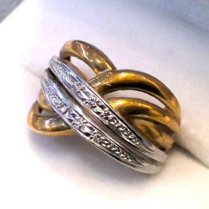 K18Pt900コンビリング