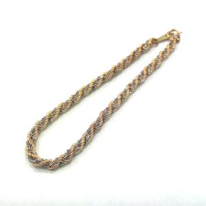 K18/Pt900 コンビブレスレット