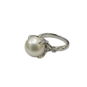 Pt900 プラチナ900 パール リング