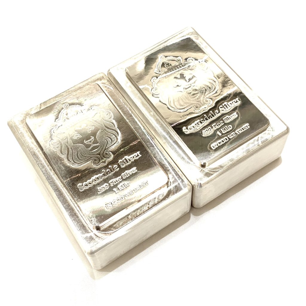スコッツデールシルバー インゴット 999FineSilver 純銀の買取実績  