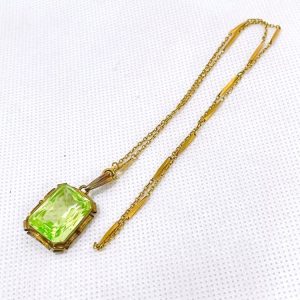 K18(18金) ペリドット ネックレス