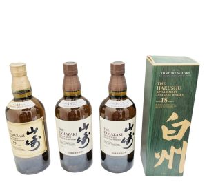 山崎NV・12年 白州18年 ジャパニーズウィスキーおまとめ