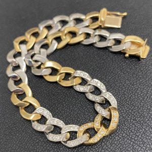 K18/Pt850ブレスレット