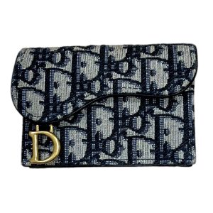 Dior ディオール オブリーク サドルフラップ カードホルダー