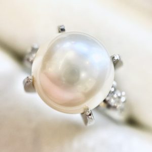 Pt900 パールリング